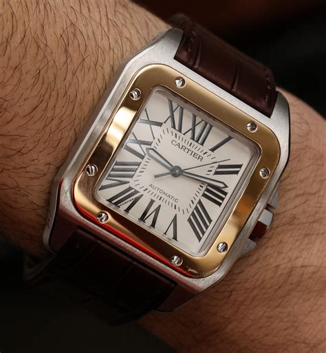 santos cartier tank|cartier santos 100 price.